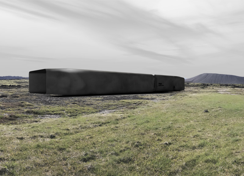 Cross-Laminated Timber Structure with Acoustic Screens and Inner Garden