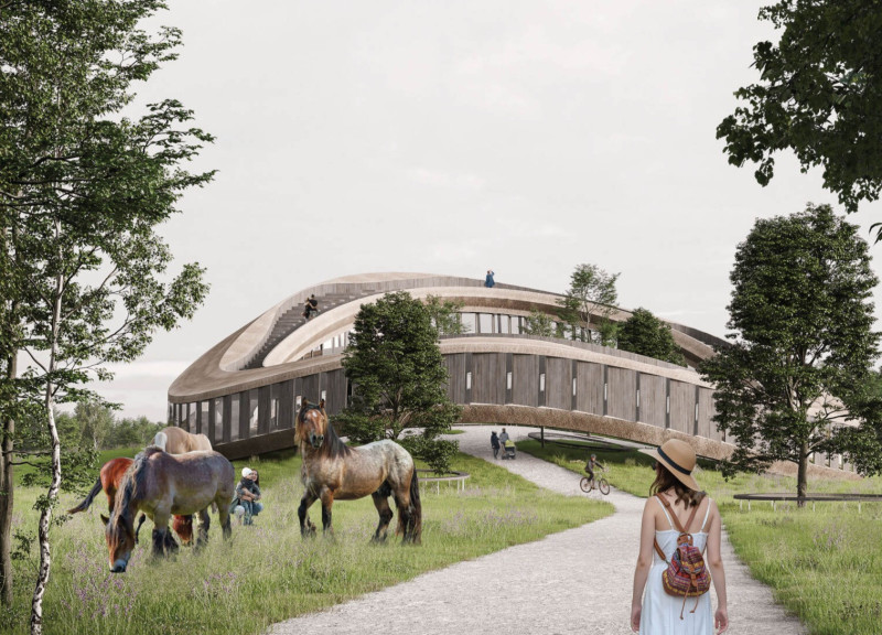 Compressed Thatch Roof and Scott Pine Structure Bringing Equine Heritage to Life