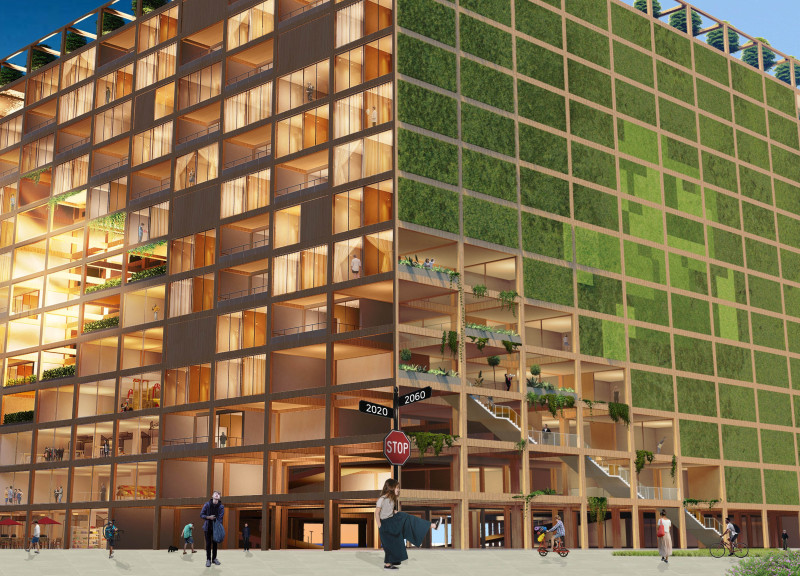 Dynamic Blocks and Cross-Laminated Timber in Community Housing