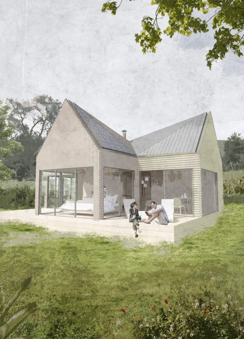 Cultural Patterns and Local Materials in a Tranquil Retreat