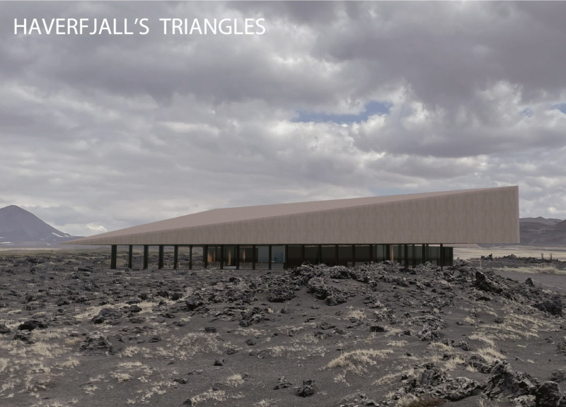 Geothermal Retreat Framed by Cross-Laminated Timber and Plywood in Volcanic Landscape