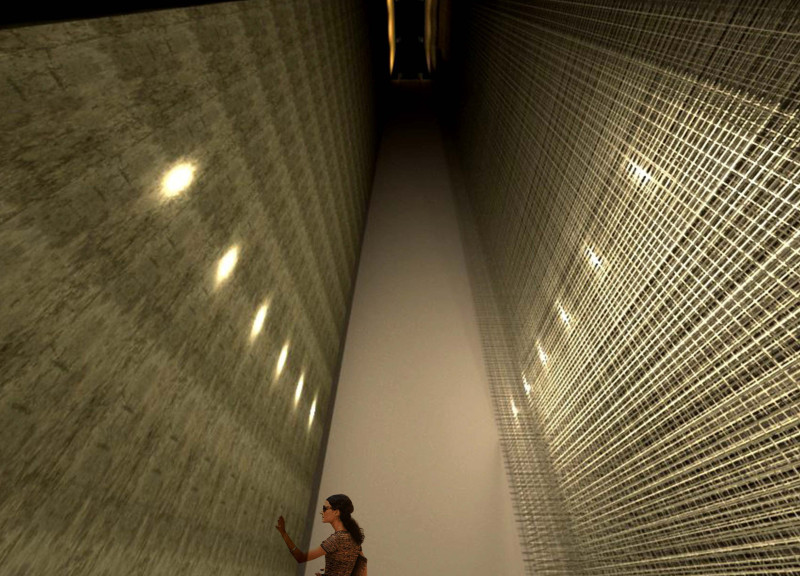 Reflections on Duality in a Light-Filled Tower Memorial