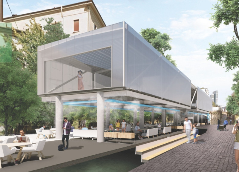 Reimagining Urban Canals with Cooling Elements and Ecological Corridors