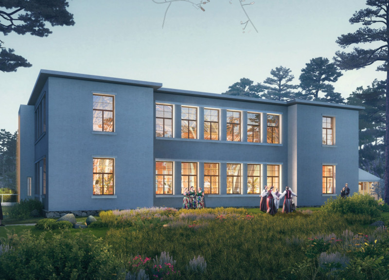 Timber Frame Structure Anchored by Bipv for Cultural Preservation and Community Engagement