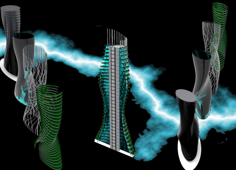 Harnessing Kinetic Energy Through Piezoelectric Flooring in a Glass-Encased Urban Hub