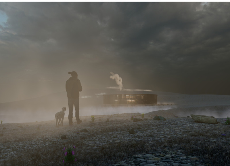 Geothermal Heating and Framed Glass Create a Community Hub in Iceland