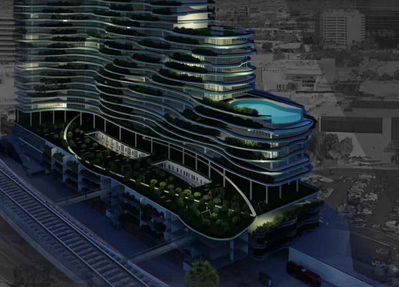 Curved Green Terraces with Integrated Solar Solutions in Affordable Housing