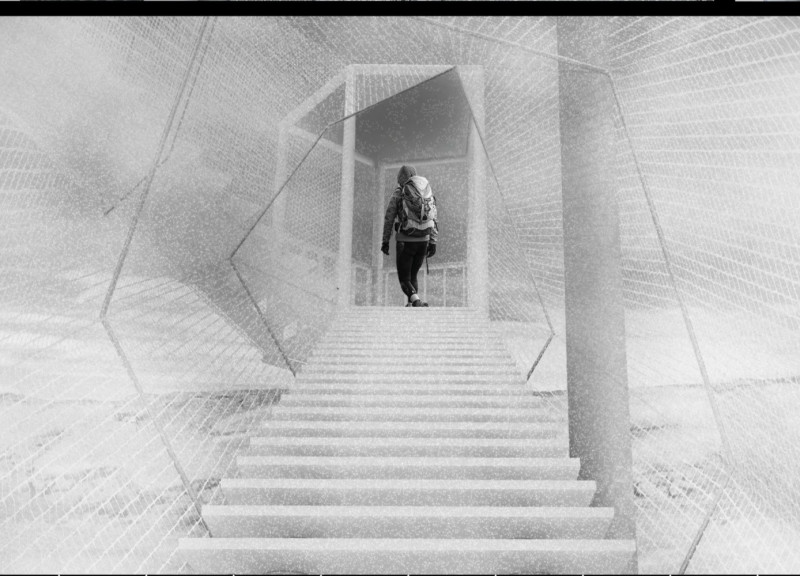 Tension-Driven Design Enhancing Visitor Experience Amid Natural Geology