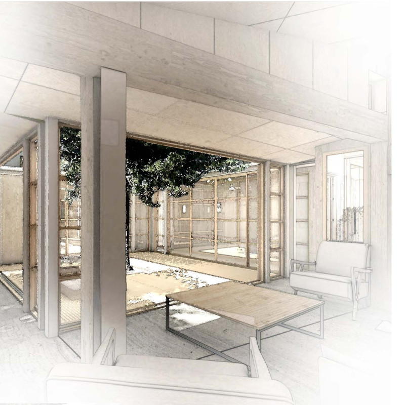 Deciduous Courtyards and Modular Forms in a Sustainable Residential Setting