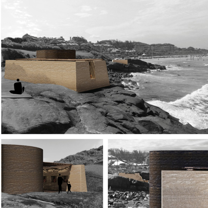 Interaction of Holocalyx and Rammed Earth Along the Coastal Landscape