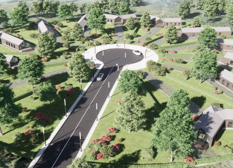 Circular Wood Homes with Integrated Rainwater Solutions