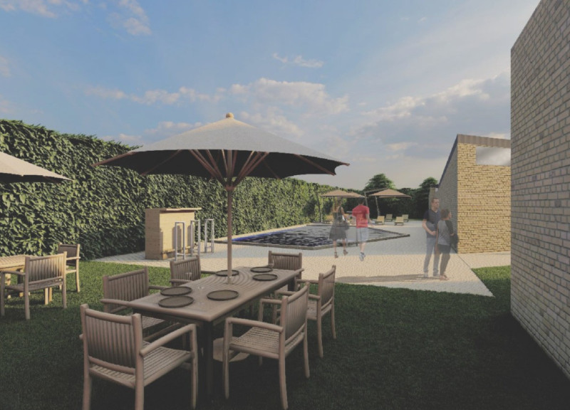 Reclaimed Bricks and Green Spaces for Community Regeneration