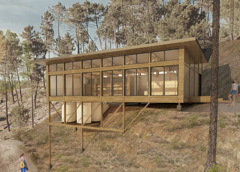 Cedar-Clad Retreat Featuring Butterfly Roof and Eco-Friendly Water Management