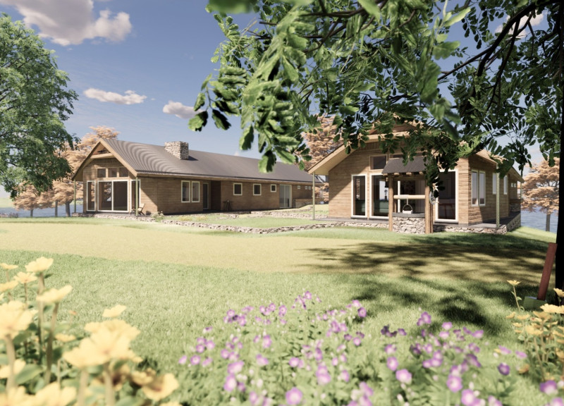 Wood-Focused Artist Residences with Shared Courtyard and Natural Ventilation