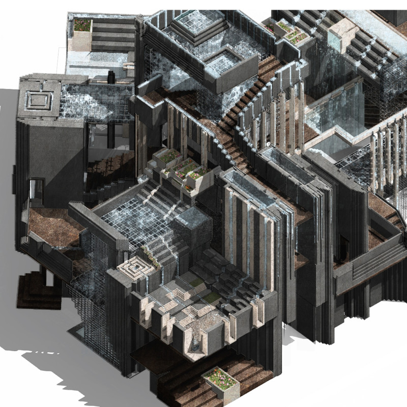 Responsive Water Channels Integrated with Fog for Immersive Nature Experience
