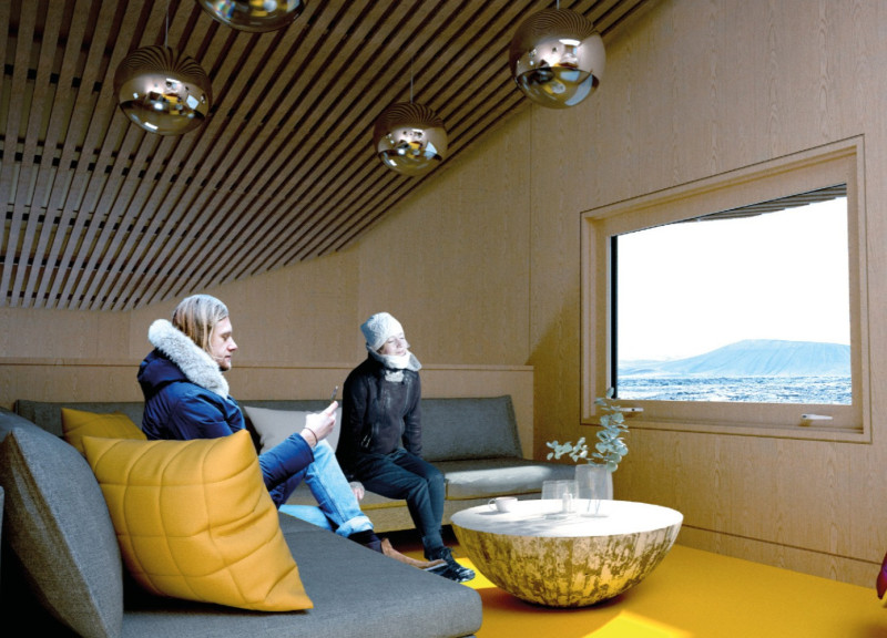 Charred Larch Cladding Elevates Viewing Experience in Geothermal Landscape