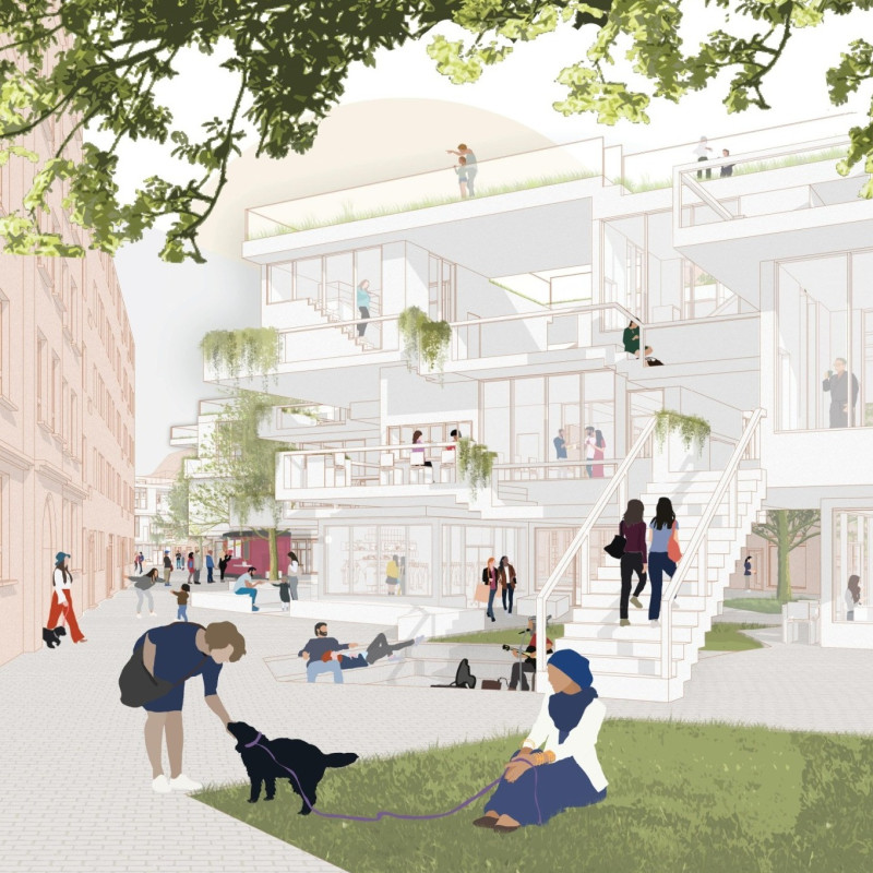 Reimagining Urban Living Through Co-Living Micro-Units and Pedestrian-Friendly Streets
