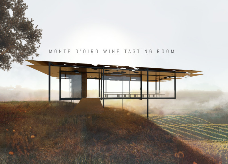 Corten Roof Enhances Natural Ventilation for Vineyard Tasting Experience