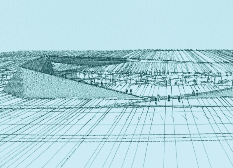 Geothermal Shelter Embracing Natural Light with Aluminium and Plywood Elements