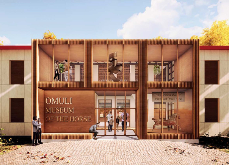 Charred Wood Shingles and Glass Facade Define a Community-Centric Space