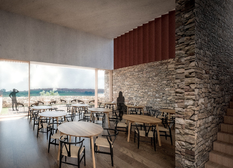 Stony Textures and Elongated Planes in Vineyard Hotel Design