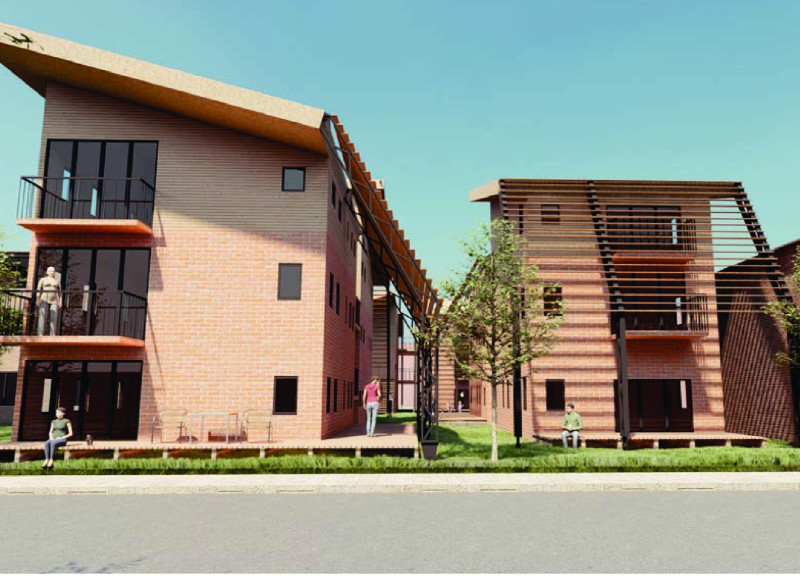 Verandah-Enhanced Upper Levels with Lightweight Structures in Urban Housing