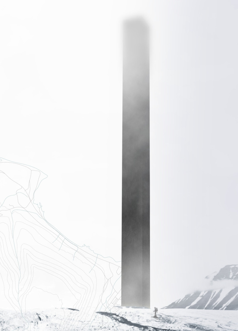 Monolithic Structure Engaging Humanity Amidst the Unknown