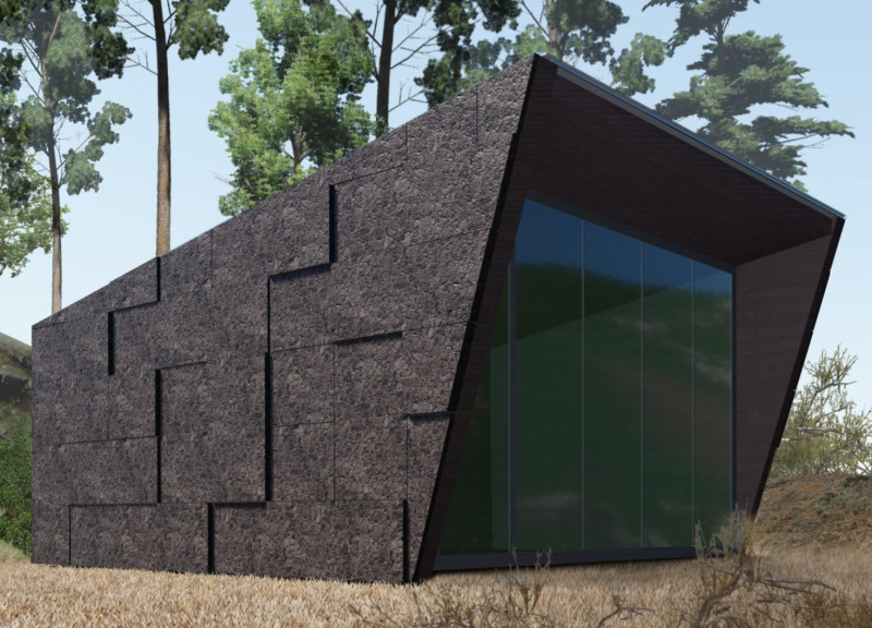 Cork Cladding and Stained Glass Retreats in the Portuguese Landscape