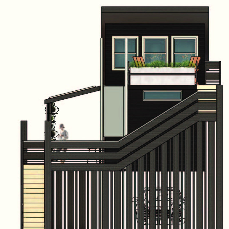Rainwater Collection and Universal Accessibility in a Compact Microhome