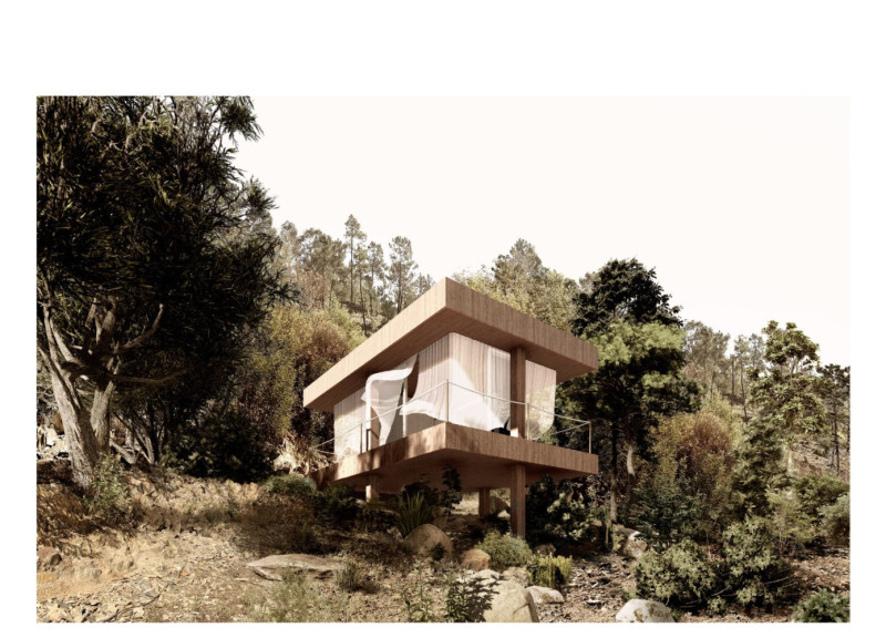 An Eco-Responsive Meditation Cabin Series with Adaptive Curtains