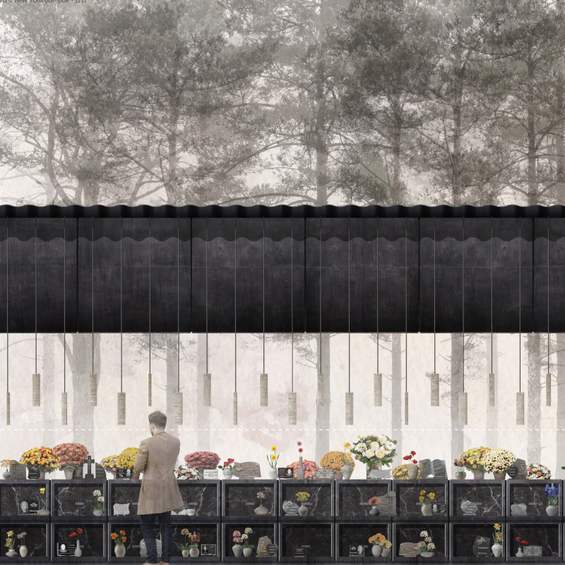 Mineral Canopies and Intimate Pathways in a Contemporary Columbarium