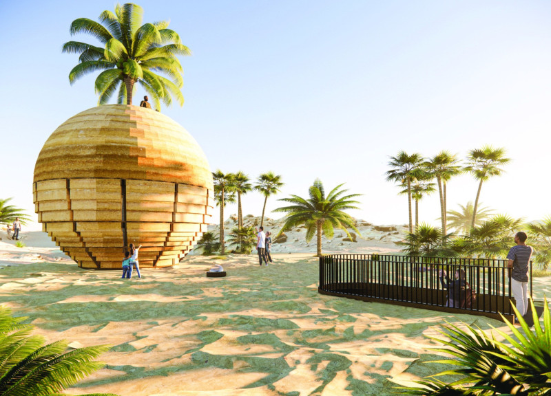 Rammed Earth Pavilion Embracing Desert Cycles in Marrakech