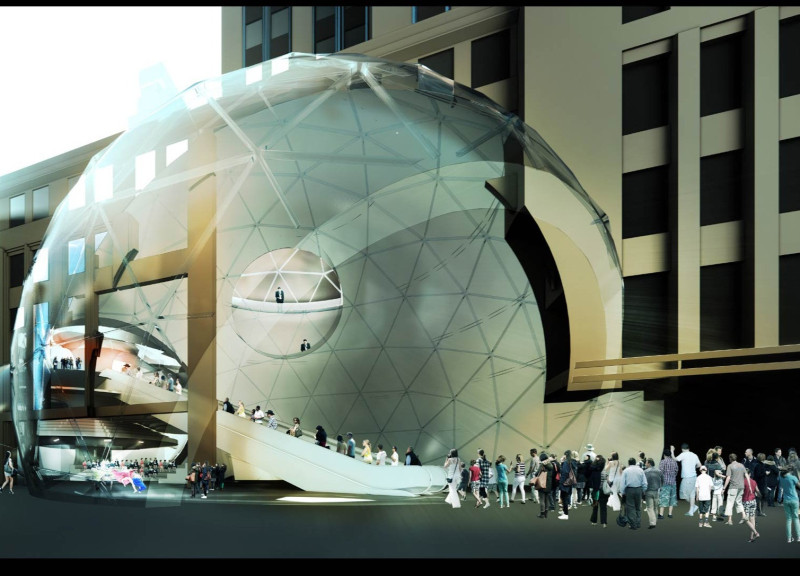 Signal Transmitter and Interactive Bubbles Elevate Performance Space