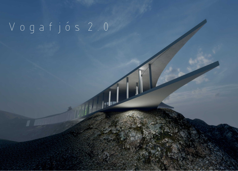 Observation Deck Overlooking Thermal Baths in a Multifunctional Community Space