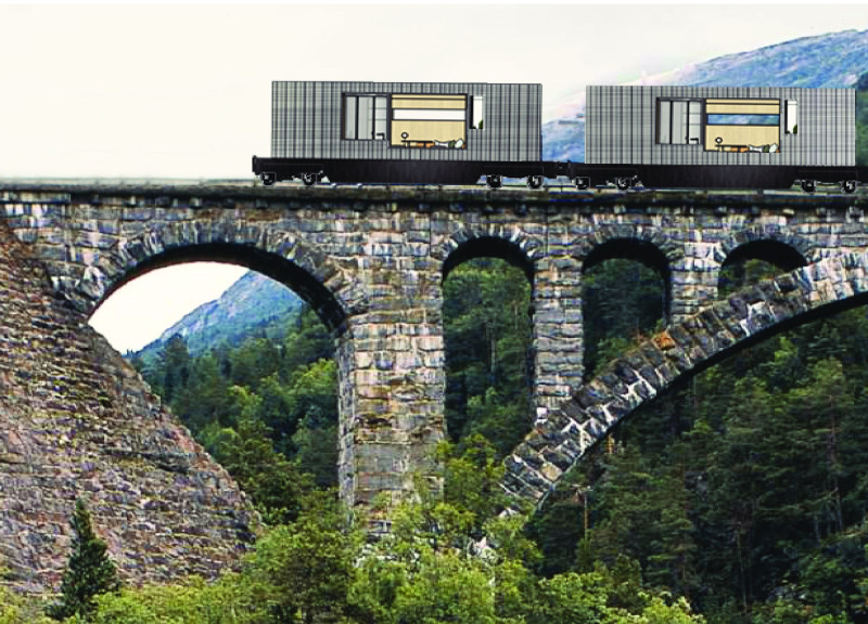 Upcycled Train Cabins That Foster Community Engagement Through Compact Living