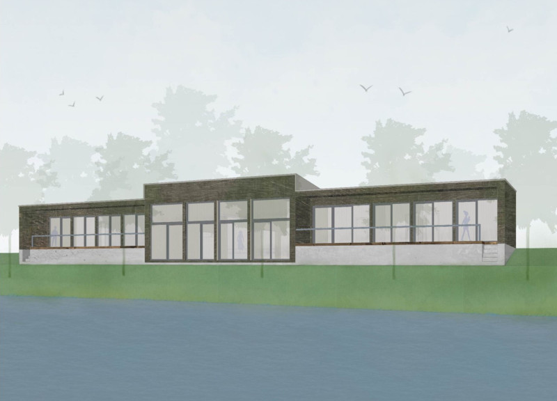 Transportable Wooden Structure Overlooking Cernostes Lake