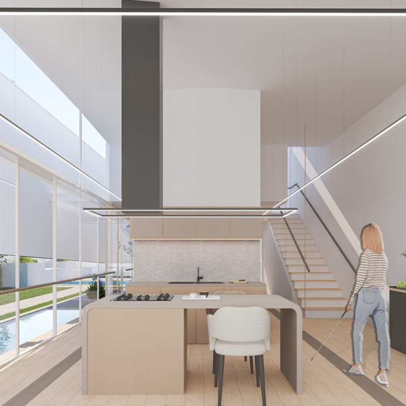 Sensory Gardens and Smart Glass in an Accessible Residential Home