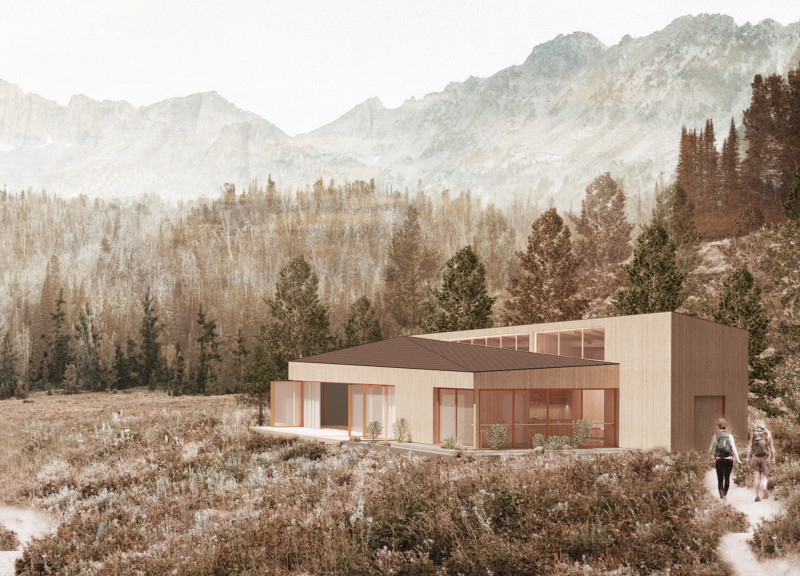 Natural Light and Local Wood in a Serene Yoga Retreat