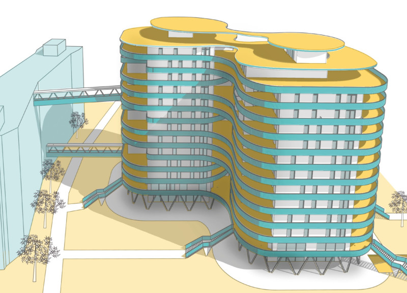 Community Driven Living with Load-Bearing Structures and Corner Terraces
