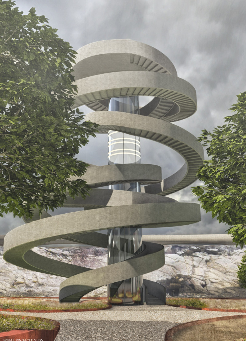 Corten Cladding Emphasizes Geology in Visitor Center Design