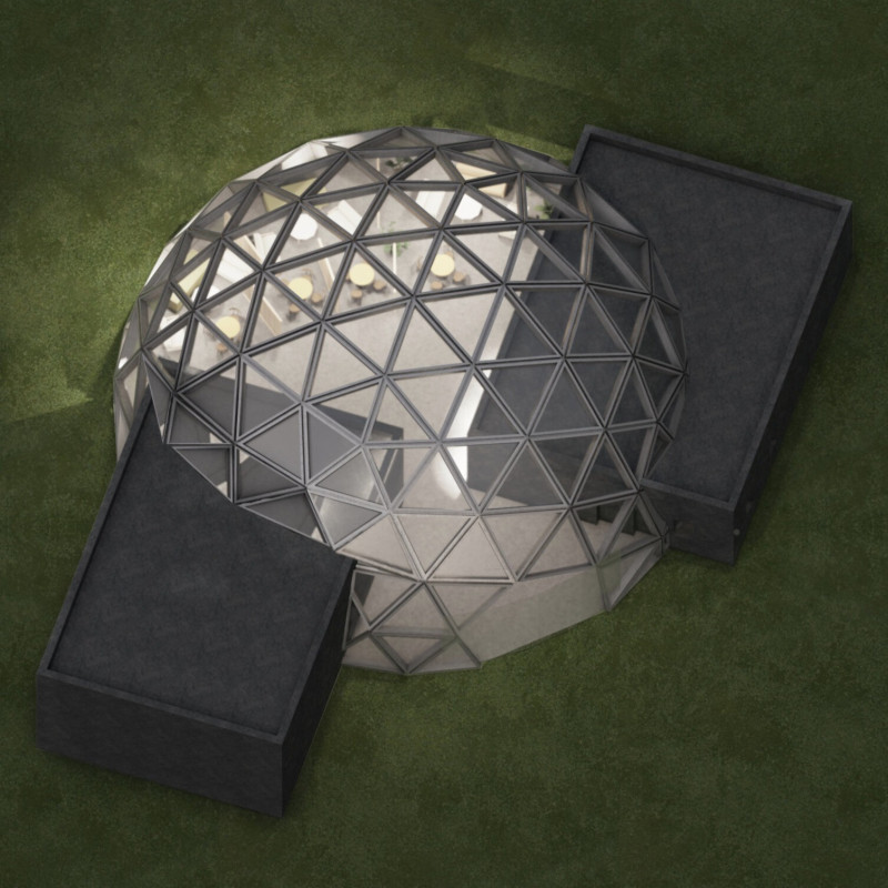 Basalt Facade and Glass Dome Creating Cinematic Experiences in Iceland