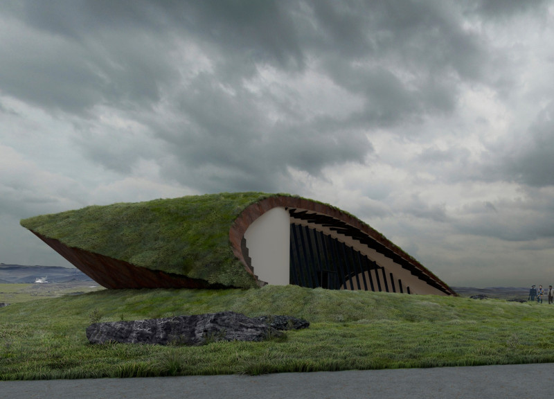 Turf-Covered Roof and Cross-Laminated Timber in a Community Film Center