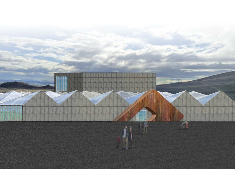 Transparent Greenhouse Embraces Local Agriculture with Panoramic Views