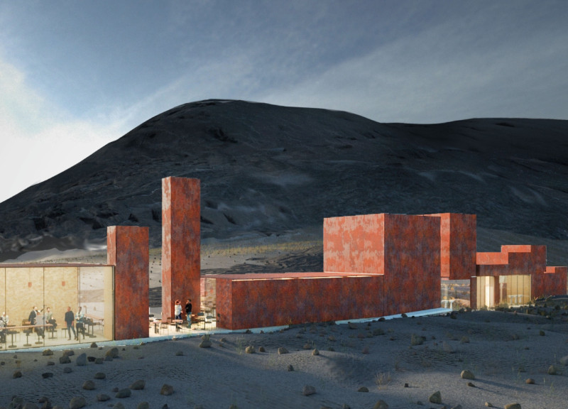 Geothermal Spaces with Thermal-Resistant Forms in Volcanic Landscapes