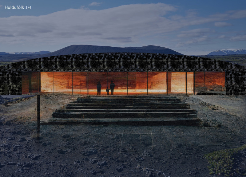 Blending Light and Earth in a Ground Material Pavilion