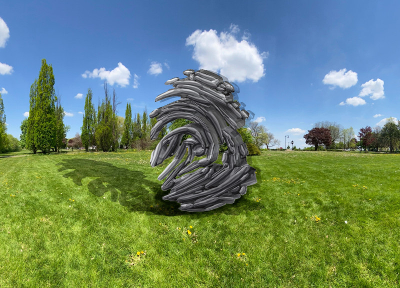 Stone Memorial Reflecting Individuality and Community Connection