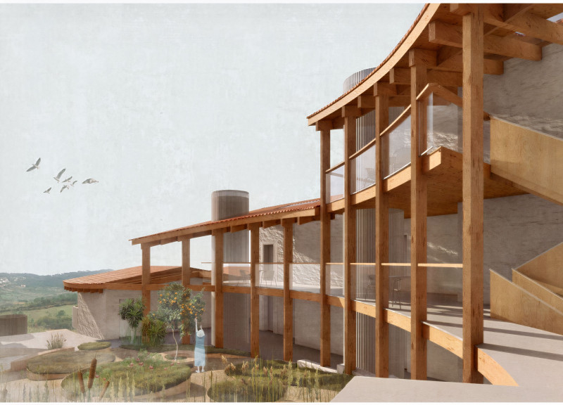 Community-Centric Design Featuring Eco-Friendly Photovoltaics and Traditional Azulejos