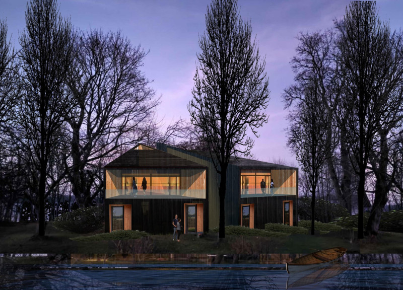 Maximizing Northern Light in Co-Joined Residences Made of Cross-Laminated Timber