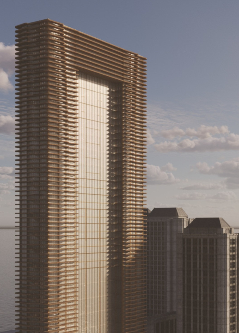 Wooden Workspaces Emphasizing Community and Greenery