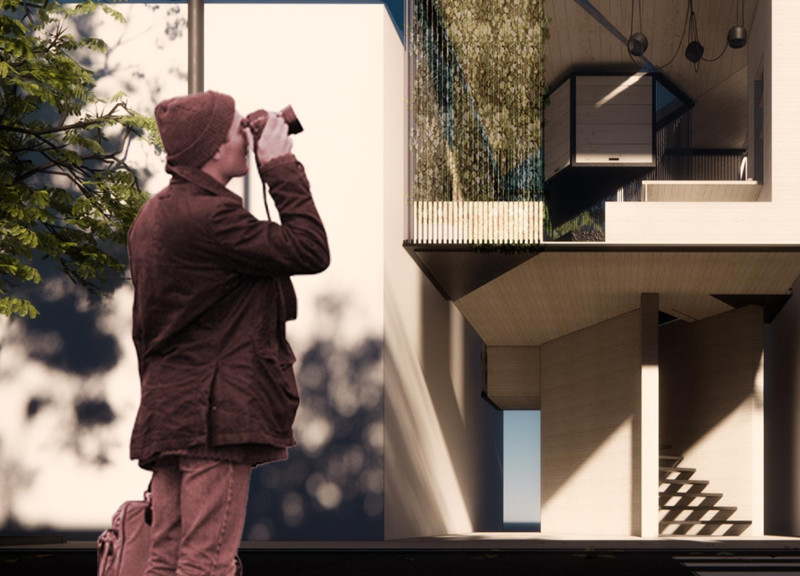 Vine-Clad Living Spaces Integrated with Cable Trellis Structures